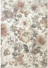 Dynamic Rugs ECLIPSE 63528 CREAM   2X3.11 Imgs Contemporary Floral Area Rugs